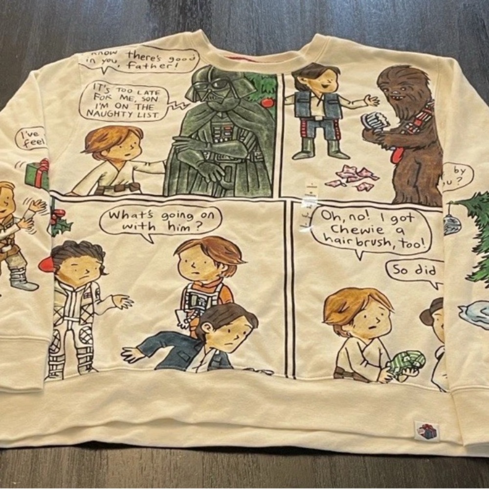 Star Wars Comic Print Women's Sweatshirt